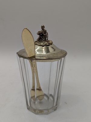 Lot 27 - A set of three Russian silver gilt tea glass holders