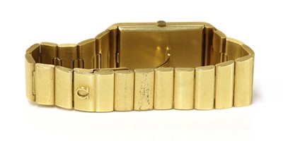 Lot 297 - A gentlemen’s 18ct gold Omega ‘Constellation’ automatic bracelet watch, c.1970