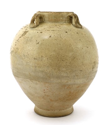 Lot 7 - A Chinese Xing ware white-glazed jar