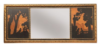 Lot 332 - A Rowley Gallery inlaid wall mirror