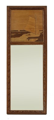 Lot 328 - A Rowley Gallery oak wall mirror