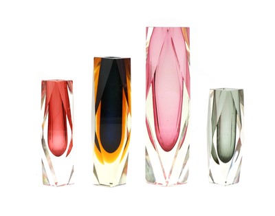 Lot 204 - A collection of Luigi Mandruzzato glass vases