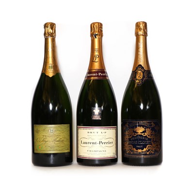 Lot 8 - Assorted Champagne: Laurent Perrier,  NV, one magnum and two various others (3 magnums)