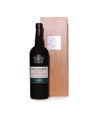Lot 250 - Taylors, Limited Edition Very Old Single Harvest Port, 1966, one bottle (OWC)