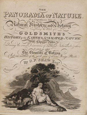 Lot 16 - Shaw, G F & Dr. Goldsmith: The Panorama of Nature