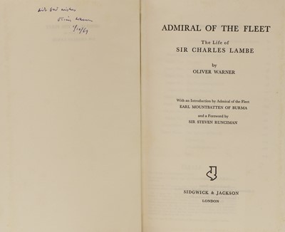Lot 44 - SIGNED COPIES: 1- Montgomery, Field Marshall Viscount, of Alamein: A History of Warfare.