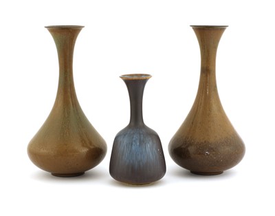 Lot 544 - Three stoneware vases