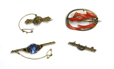 Lot 225 - Four brooches
