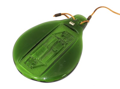 Lot 498 - A green glass sun-catcher