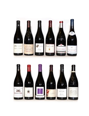 Lot 201 - The Wine Society’s 2017 ‘Rhone Essentials’ mixed case, 12 bottles in total
