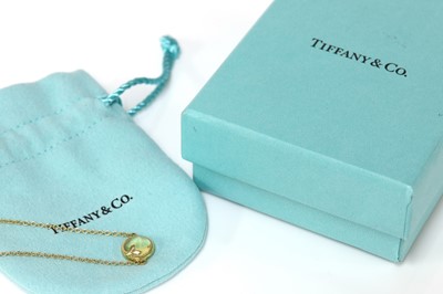 Lot 494 - A gold 'Olive Leaf' citrine bracelet by Tiffany & Co.