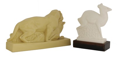 Lot 428 - Two Wedgwood pottery animals