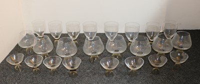 Lot 127 - A Rosenthal 'Fortuna' glass suite