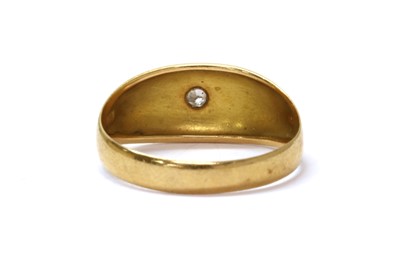 Lot 24 - An 18ct gold single stone diamond ring