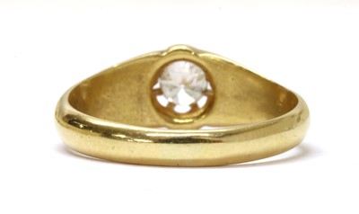 Lot 1005 - An 18ct gold single stone diamond ring
