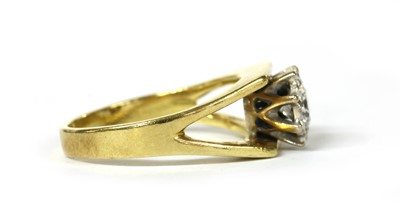 Lot 89 - An 18ct gold single stone diamond ring