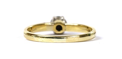 Lot 122 - An 18ct gold single stone diamond ring