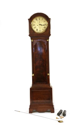 Lot 319 - A Regency mahogany longcase clock