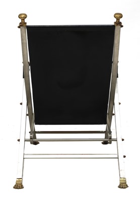 Lot 569 - A campaign chair