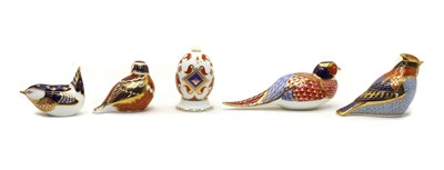 Lot 176 - A quantity of Royal Crown Derby paperweights