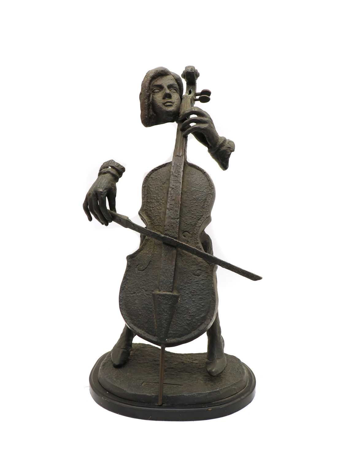 Lot 88 - A Pacific Art sculpture of a cellist
