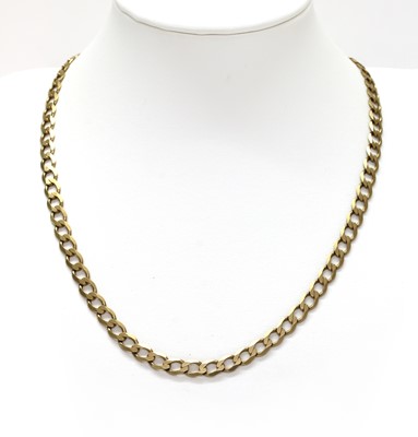 Lot 186 - A 9ct gold curb link chain