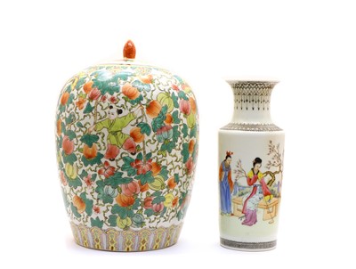 Lot 71 - A Chinese porcelain vase