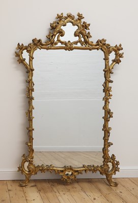 Lot 442 - An Italian giltwood mirror