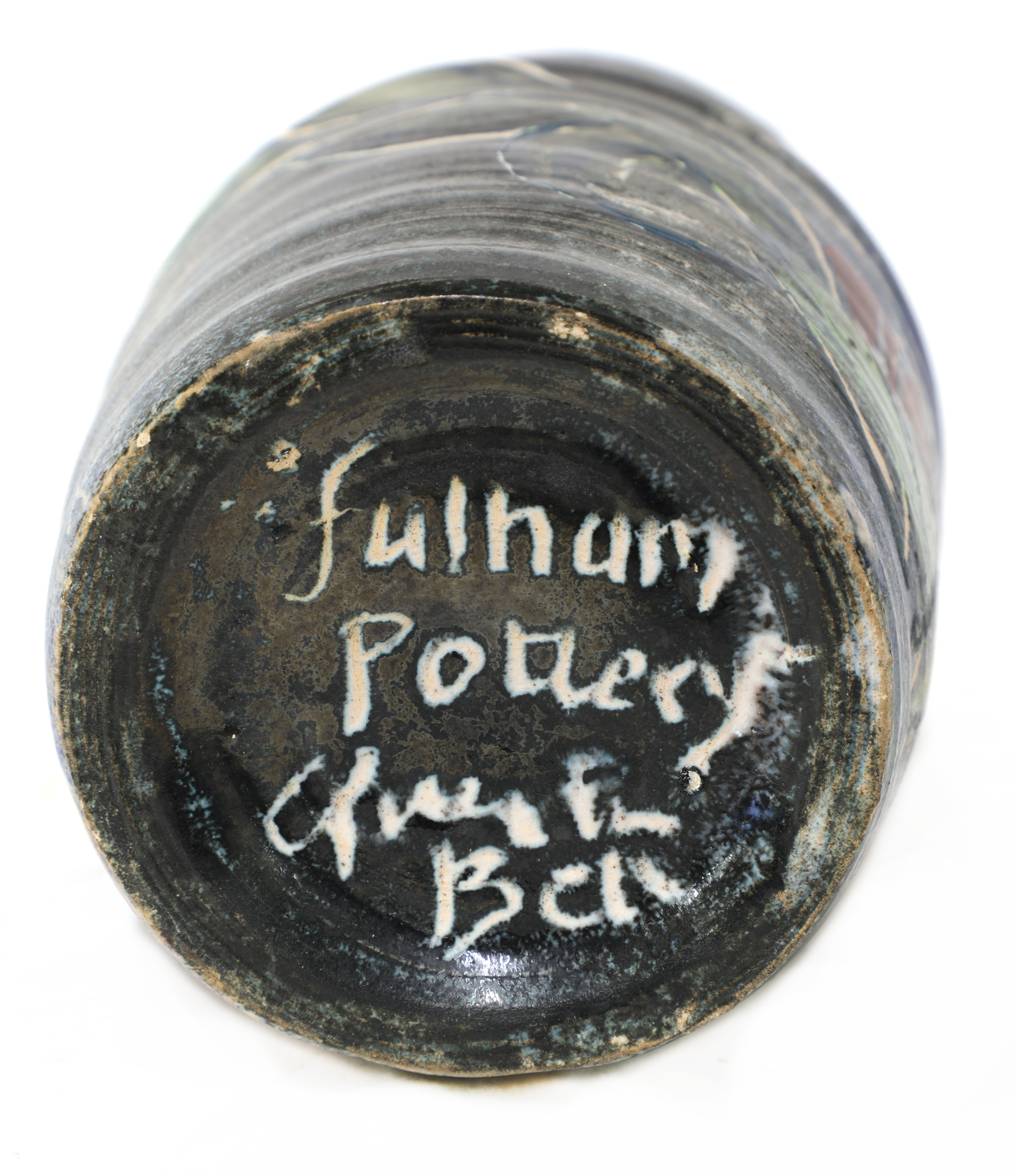 Lot 147 A Fulham Pottery vase,