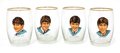 Lot 530 - A set of The Beatles glasses