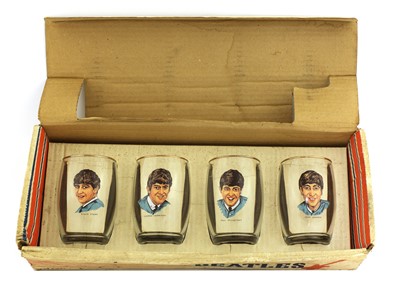 Lot 530 - A set of The Beatles glasses