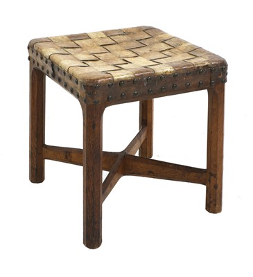 Lot 84 - A Gordon Gordon Russell 'Stow' oak stool