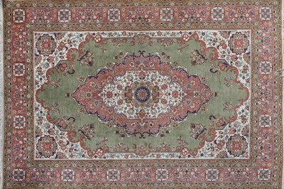 Lot 330 - A Kashan style carpet