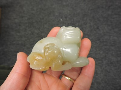 Lot 79 - Two Chinese jade carvings