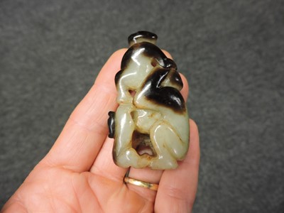 Lot 115 - A Chinese jade carving