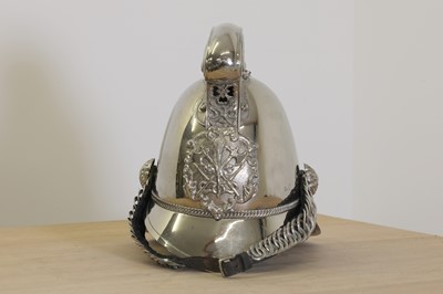 Lot 631 - A Chief Fireman's Merryweather-style helmet