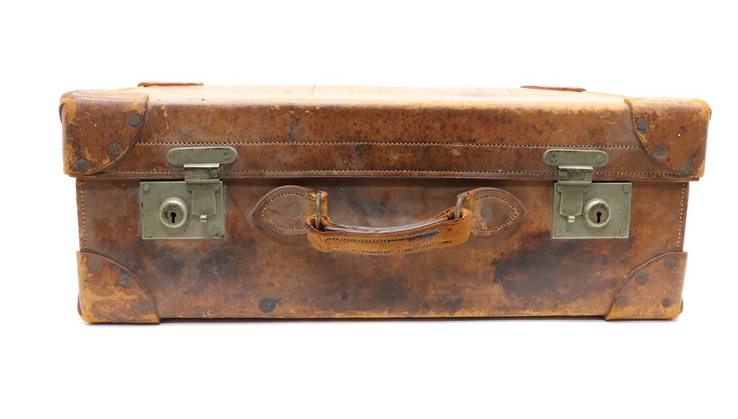 Lot 89 - An early 20th century J.W Benson leather gentleman's dressing case