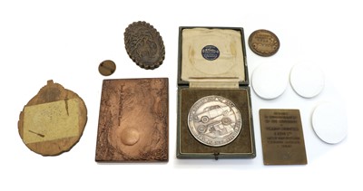 Lot 80 - A collection six commemorative plaques and medallions