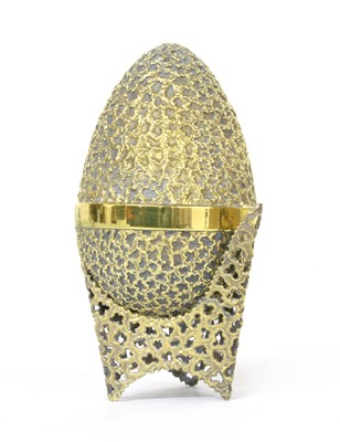 Lot 1346 - A silver gilt surprise egg, by Stuart Devlin