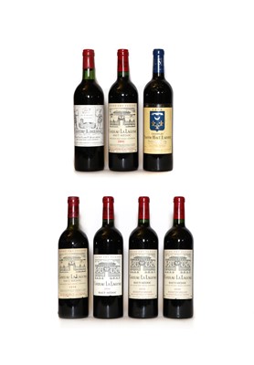 Lot 152 - Assorted Bordeaux: Chateau Smith Haut Lafitte, 1998, one bottle and six various others (7)