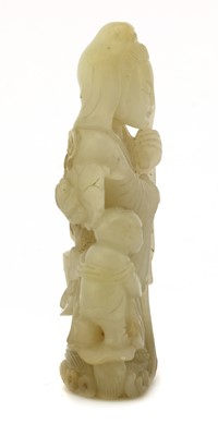 Lot 415 - A Chinese jade carving
