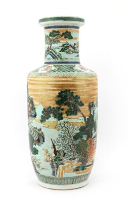 Lot 48 - A Chinese famille verte vase