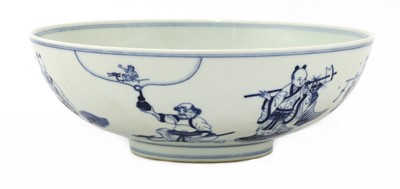 Lot 112 - A Chinese blue and white bowl