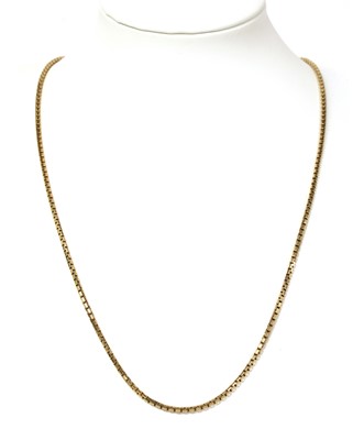 Lot 177 - A 9ct gold filed paperlink chain