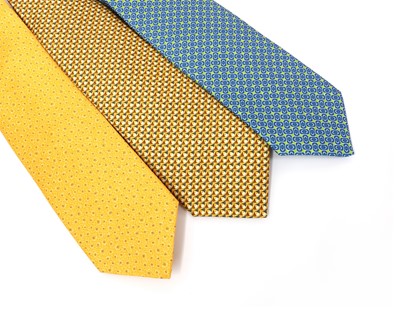 Lot 1367A - Three Bvlgari ties