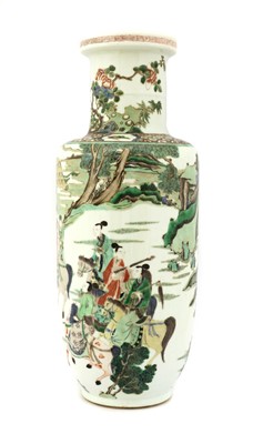 Lot 400 - A Chinese famille verte vase