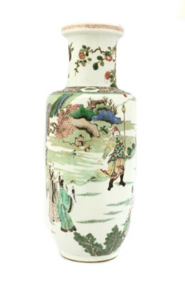 Lot 400 - A Chinese famille verte vase