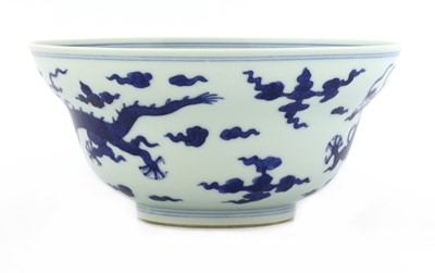 Lot 406 - A Chinese blue and white bowl