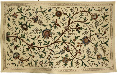 Lot 474 - An Indian crewel work textile