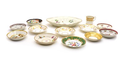 Lot 160 - A Creamware pottery oval bowl